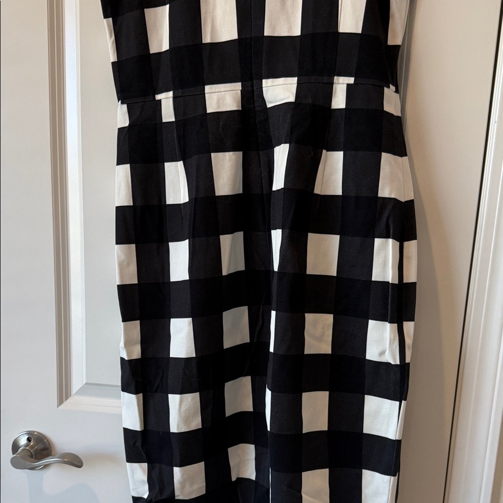Banana Republic Checkered Midi Dress - Picture 9 of 10